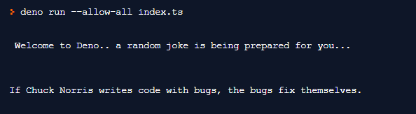 Img of repl.it sandbox running Deno